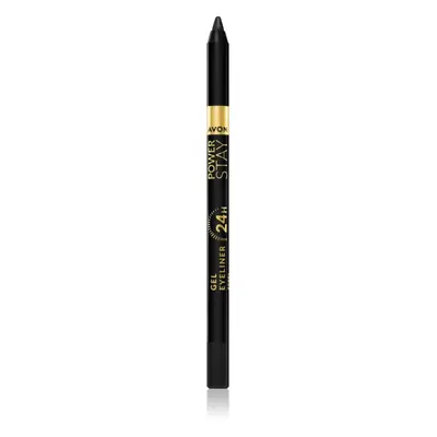 Avon Power Stay 24h gelová tužka na oči odstín Black 1,2 g