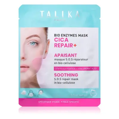 Talika Bio Enzymes Cica Repair Soothing plátýnková maska pro problematickou pleť, akné 20 g