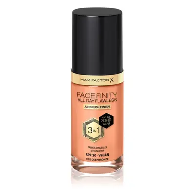 Max Factor Facefinity All Day Flawless dlouhotrvající make-up SPF 20 odstín C82 Deep Bronze 30 m