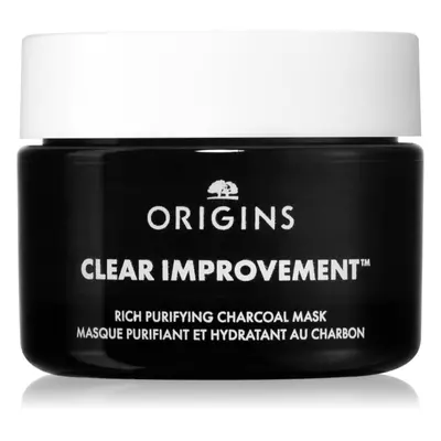 Origins Clear Improvement® Rich Purifying Charcoal Mask čisticí maska s aktivním uhlím 30 ml