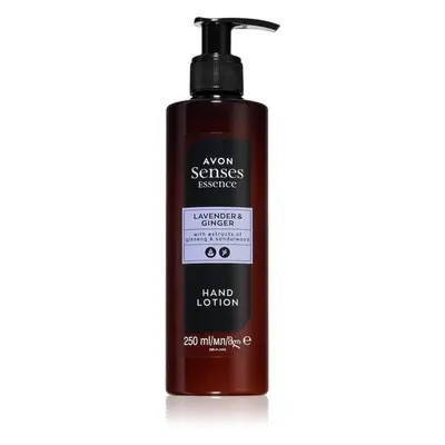 Avon Senses Essence Lavender & Ginger hydratační mléko na ruce 250 ml