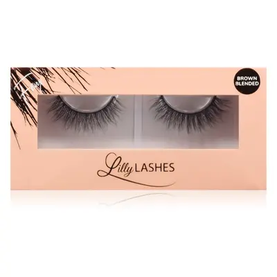 Lilly Lashes Everyday Faux Mink Brown Blended umělé řasy typ Undressed 1 pár