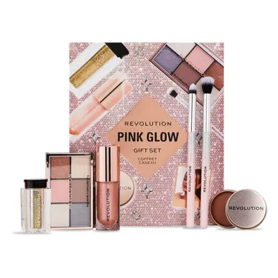 Makeup Revolution Xmass 2024 Pink Glow dárková sada na obličej