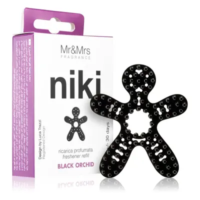 Mr & Mrs Fragrance Niki Black Orchid vůně do auta náhradní náplň 1 ks