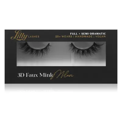 Lilly Lashes 3D Faux Mink umělé řasy typ Milan 1 pár