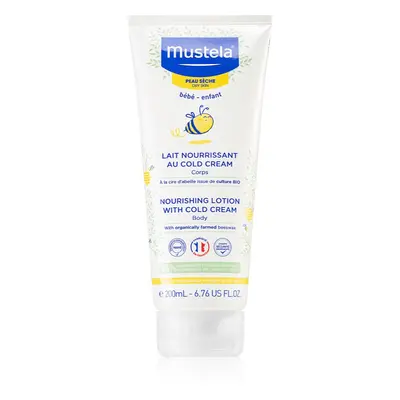 Mustela Bébé Soin tělové mléko s obsahem Cold Cream 200 ml