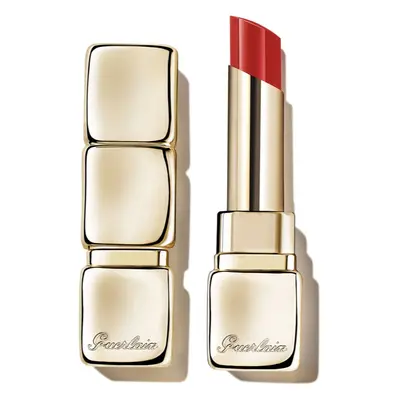 GUERLAIN KissKiss Shine Bloom lesklá rtěnka odstín 709 Petal Red 3,5 g