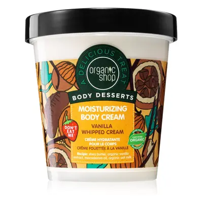 Organic Shop Body Desserts Vanilla hydratační tělový krém 450 ml