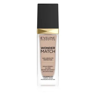 Eveline Cosmetics Wonder Match dlouhotrvající tekutý make-up s kyselinou hyaluronovou odstín 35 