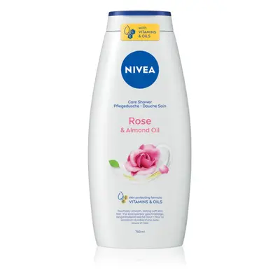 Nivea Rose & Almond Oil sprchový gel 750 ml