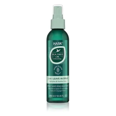 HASK Tea Tree Oil & Rosemary bezoplachový sprej pro suchou a svědící pokožku hlavy 175 ml