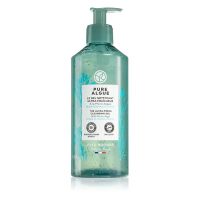 Yves Rocher Pure Algue osvěžující čisticí gel pro normální až smíšenou pleť 390 ml