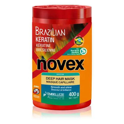 Novex Brazilian Keratin obnovující maska pro poškozené vlasy 400 g