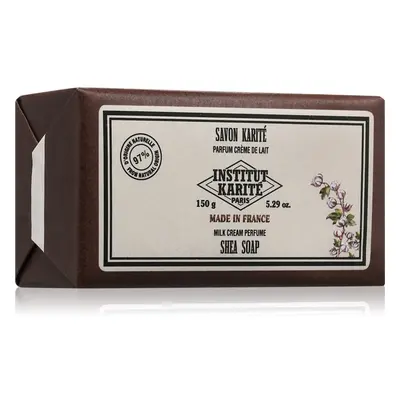 Institut Karité Paris Milk Cream Shea Soap tuhé mýdlo s bambuckým máslem Milk Cream 150 g