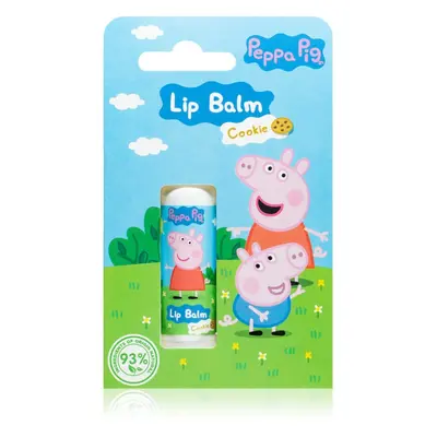 Peppa Pig Lip Balm balzám na rty pro děti Cookie 4.4 g