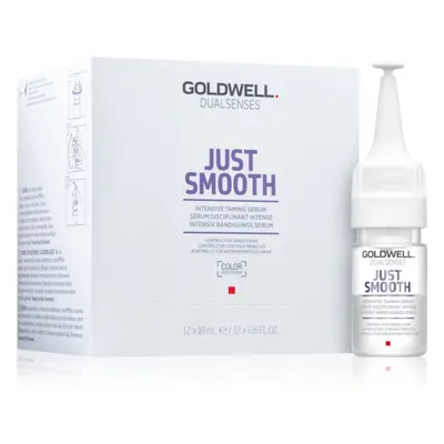 Goldwell Dualsenses Just Smooth vyhlazující sérum pro nepoddajné a krepatějící se vlasy 12x18 ml