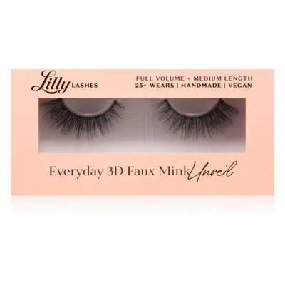 Lilly Lashes Everyday 3D Faux Mink umělé řasy typ Unveil 1 pár