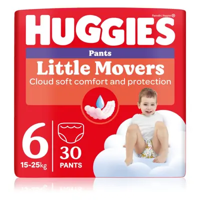 Huggies Little Movers Pants jednorázové plenkové kalhotky 15-25 kg 30 ks