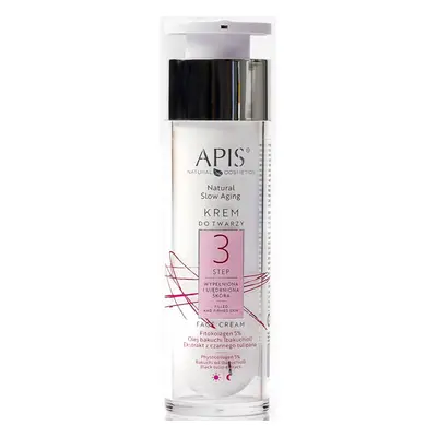 Apis Natural Cosmetics Slow Aging Step 3 vyplňující a vyhlazující krém pro zralou pleť 50 ml