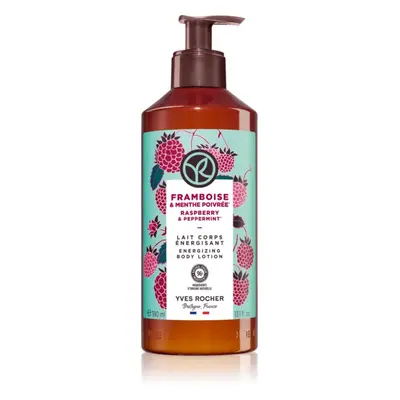 Yves Rocher Bain de Nature tělové mléko Raspberry & Peppermint 390 ml