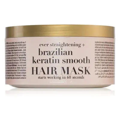 OGX Brazilian Keratin Smooth uhlazující maska s keratinem 300 ml