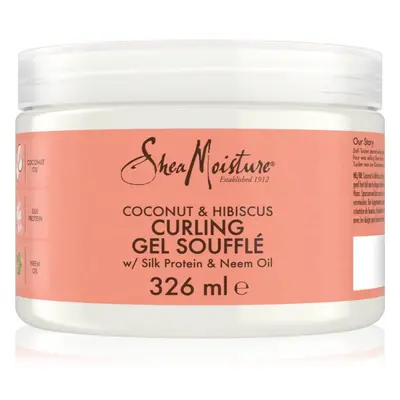 Shea Moisture Coconut & Hibiscus suflé pro vlnité a kudrnaté vlasy 340 g