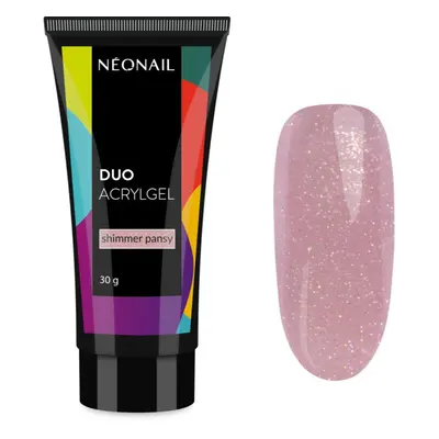 NEONAIL Duo Acrylgel Shimmer Pansy gel pro modeláž nehtů 30 g