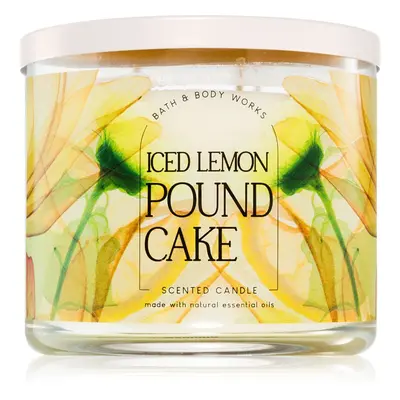 Bath & Body Works Iced Lemon Pound Cake vonná svíčka 411 g