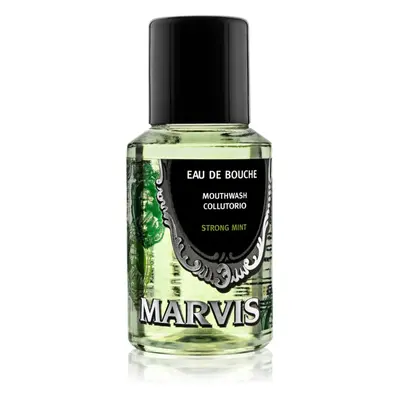 Marvis Strong Mint ústní voda pro dlouhotrvající svěží dech 30 ml