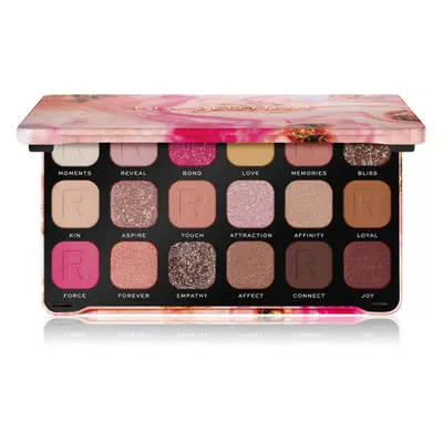 Makeup Revolution Forever Flawless paleta očních stínů odstín Affinity 18 x 1.1 g