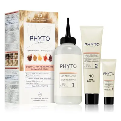 Phyto Color barva na vlasy bez amoniaku odstín 10 Extra Light Blonde 1 ks