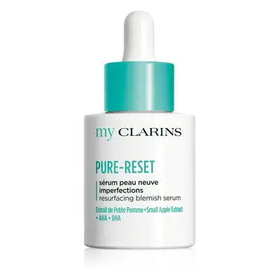 Clarins My Clarins Pure-Reset Resurfacing Blemish Serum obnovující sérum pro mastnou pleť se skl