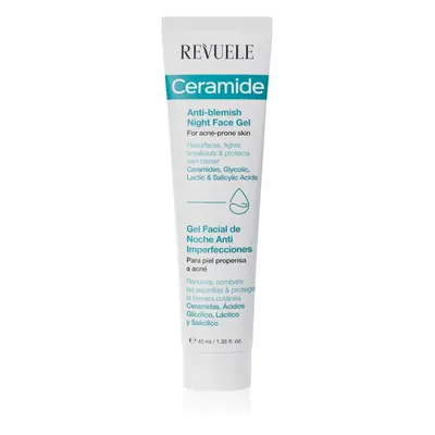 Revuele Ceramide Anti-Blemish Night Face Gel gel proti nedokonalostem na noc 40 ml