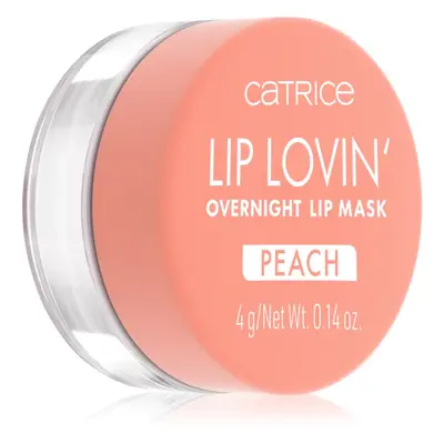 Catrice Lip Lovin' hydratační maska na rty na noc odstín 030 Feelin' Peachy 4 g