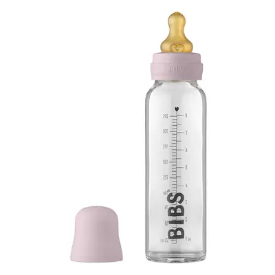 BIBS Baby Glass Bottle 225 ml kojenecká láhev Dusky Lilac 225 ml