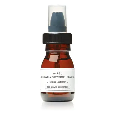 Depot No. 403 Pre-Shave&Softening Beard Oil olej před holením Sweet Almond 30 ml