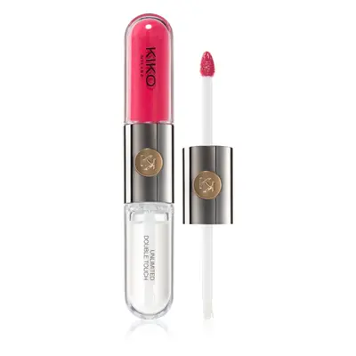 KIKO Milano Unlimited Double Touch dlouhotrvající tekutá rtěnka odstín 110 Spicy Rose 6 ml