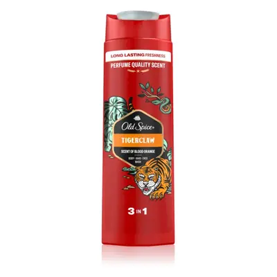 Old Spice Tigerclaw sprchový gel na obličej, tělo a vlasy pro muže 400 ml