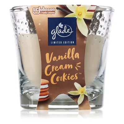 GLADE Vanilla Cream Cookies vonná svíčka 112 g