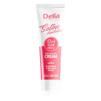 Delia Cosmetics Satine Depilation 12in1 Total Effect depilační krém pro všechny typy pokožky 100