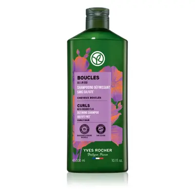 Yves Rocher Boucles šampon pro kudrnaté a vlnité vlasy with organic flax 300 ml