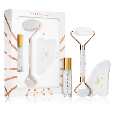 Crystallove Clear Quartz Beauty Set sada pro péči o pleť