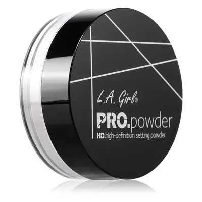 L.A. Girl Cosmetics PRO. Powder HD transparentní fixační pudr odstín Translucent 5 g