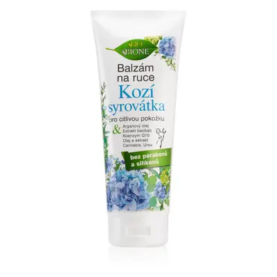 Bione Cosmetics Kozí Syrovátka balzám na ruce pro citlivou pokožku 205 ml