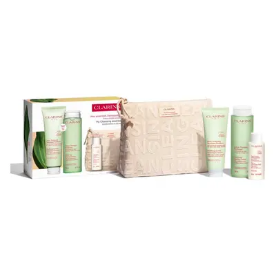 Clarins Cleansing Essentials Combination To Oily Skin dárková sada pro smíšenou až mastnou pokož