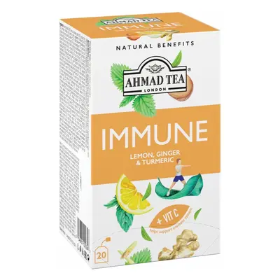 Ahmad Tea Immune zázvorový čaj pro posílení imunity 20x1.5 g