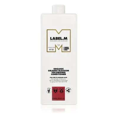 label.m Organic Orange Blossom Volumising Conditioner kondicionér pro objem a pevnost 1000 ml