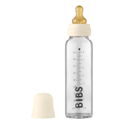 BIBS Baby Glass Bottle 225 ml kojenecká láhev Ivory 225 ml