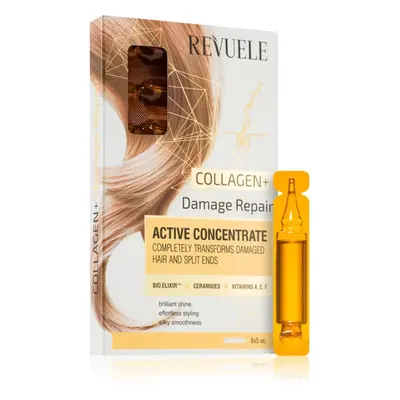 Revuele Active Concentrate Collagen+ ampule pro extrémně poškozené vlasy 8x5 ml