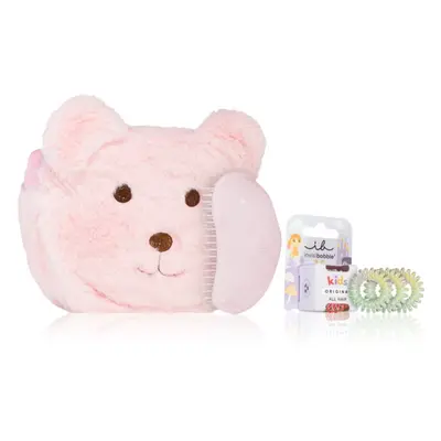 invisibobble Pink Teddy Xmas 2023 dárková sada pro děti 3 ks